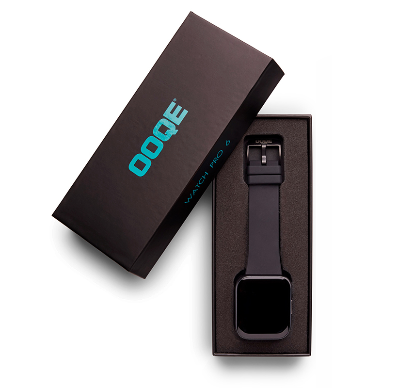 OOQE WATCH PRO 6 - Zwart - Smartwatch - Doos