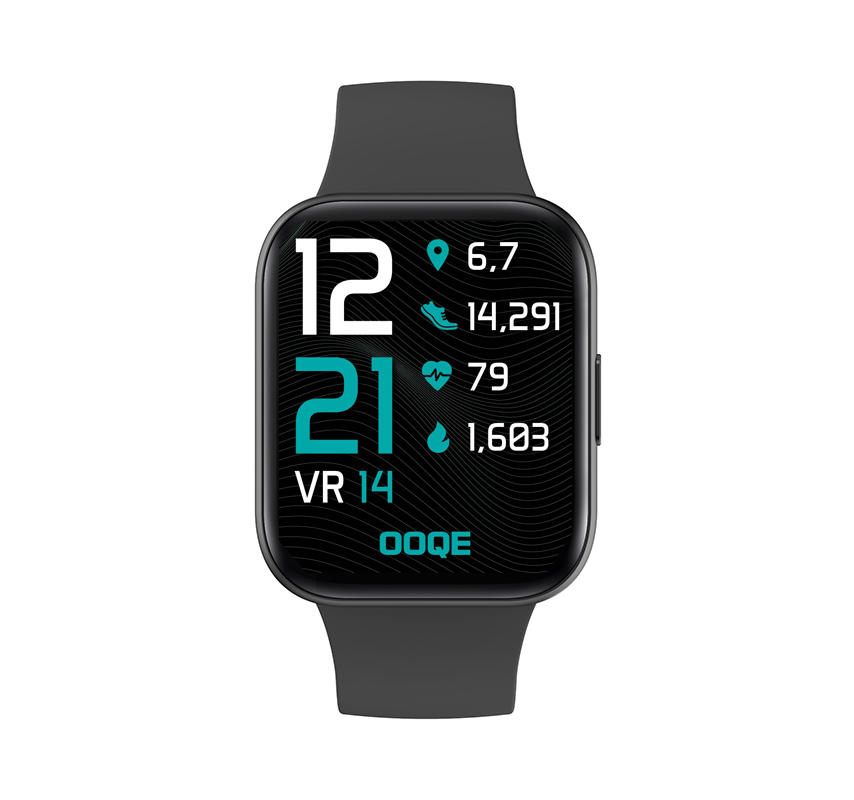 OOQE WATCH PRO 6 - Zwart - Smartwatch - Voor