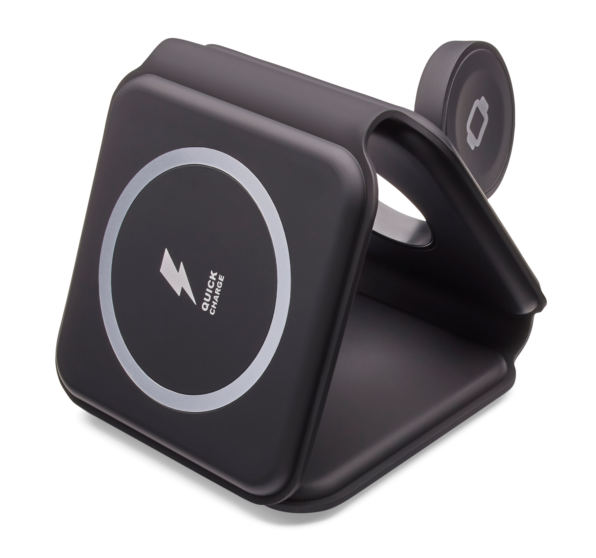 OOQE QCharge Pro 3-in-1 draadloze oplader - zwart - 3