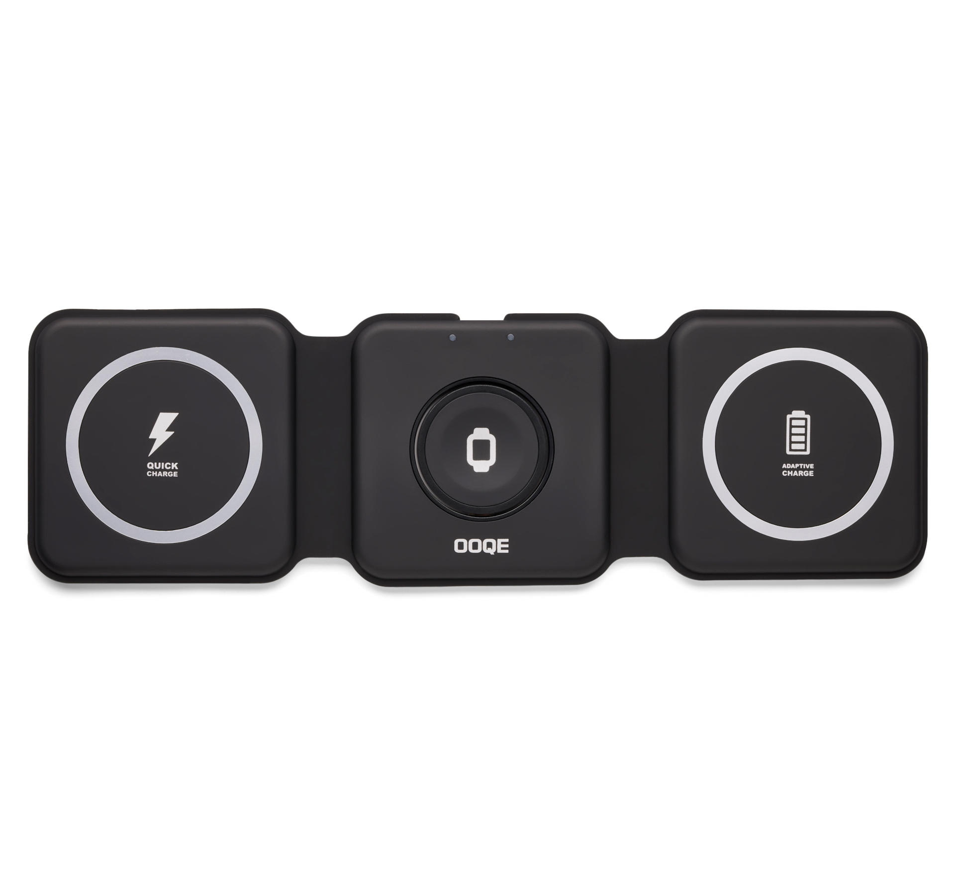OOQE QCharge Pro 3-in-1 draadloze oplader - zwart - 5