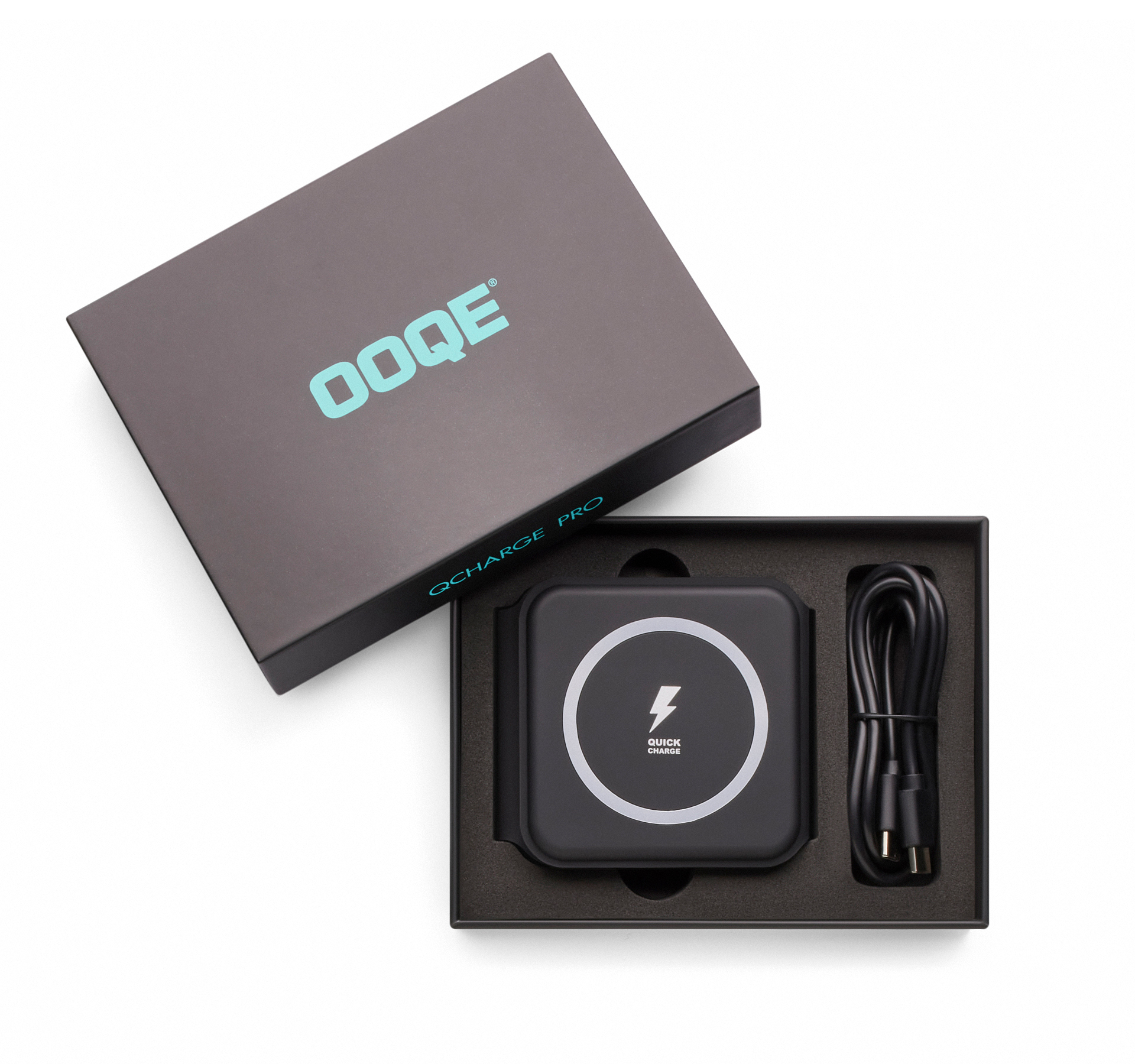 OOQE QCharge Pro 3-in-1 draadloze oplader - zwart - 7